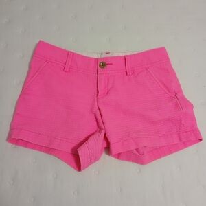 Lilly Pulitzer Vibrant Pink High Waist Shorts